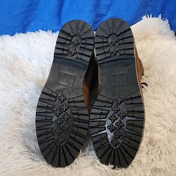 ROCKY OIL RESISTANT MADE IN GOOD OLDâUSAâLEATHERâ CANVASâWOMANS 8 - Picture 10 of 16